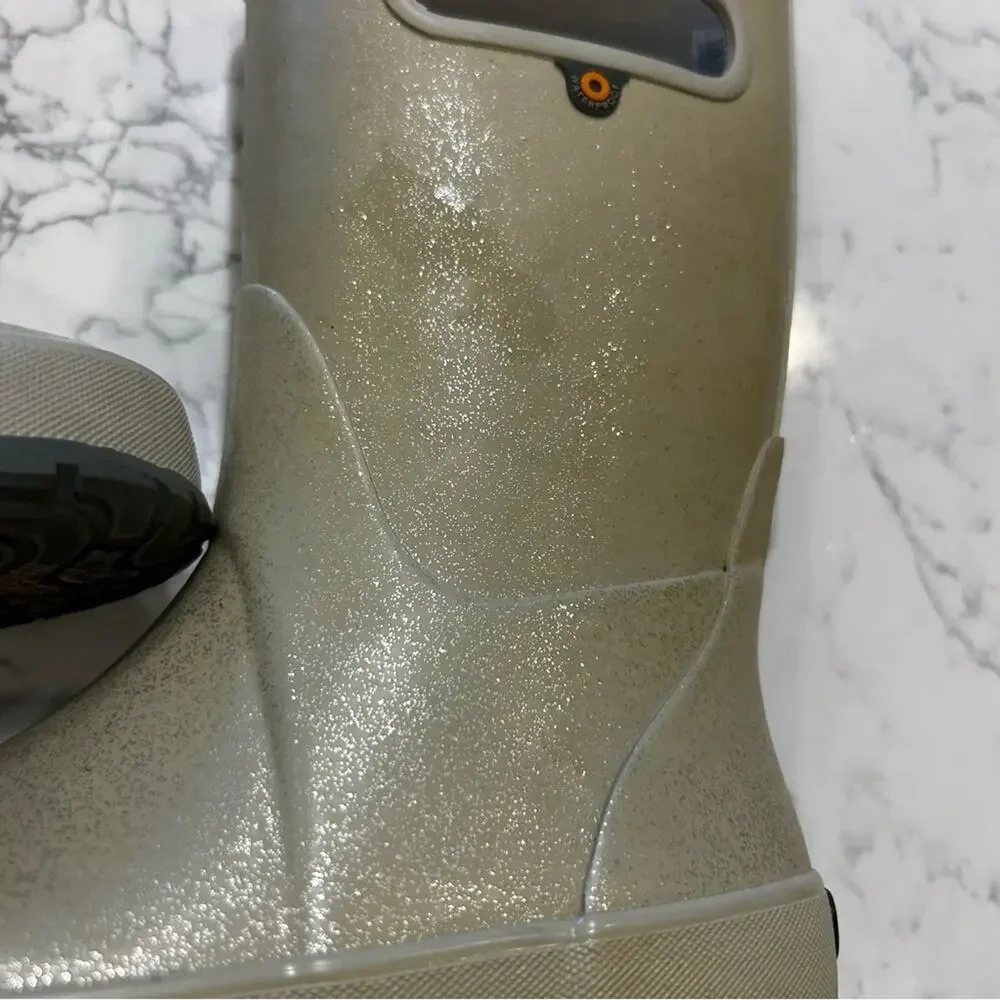 Bogs Little Kids Glitter Outdoor Rain Boots Size 13 Youth